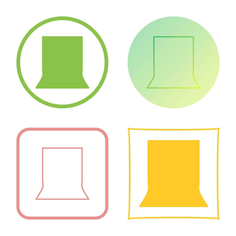 Unique Back Stand Vector Icon