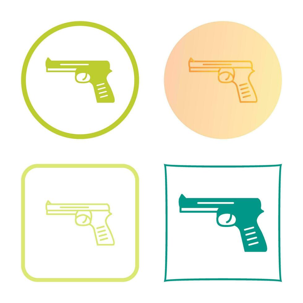 Unique Pistol Vector Icon