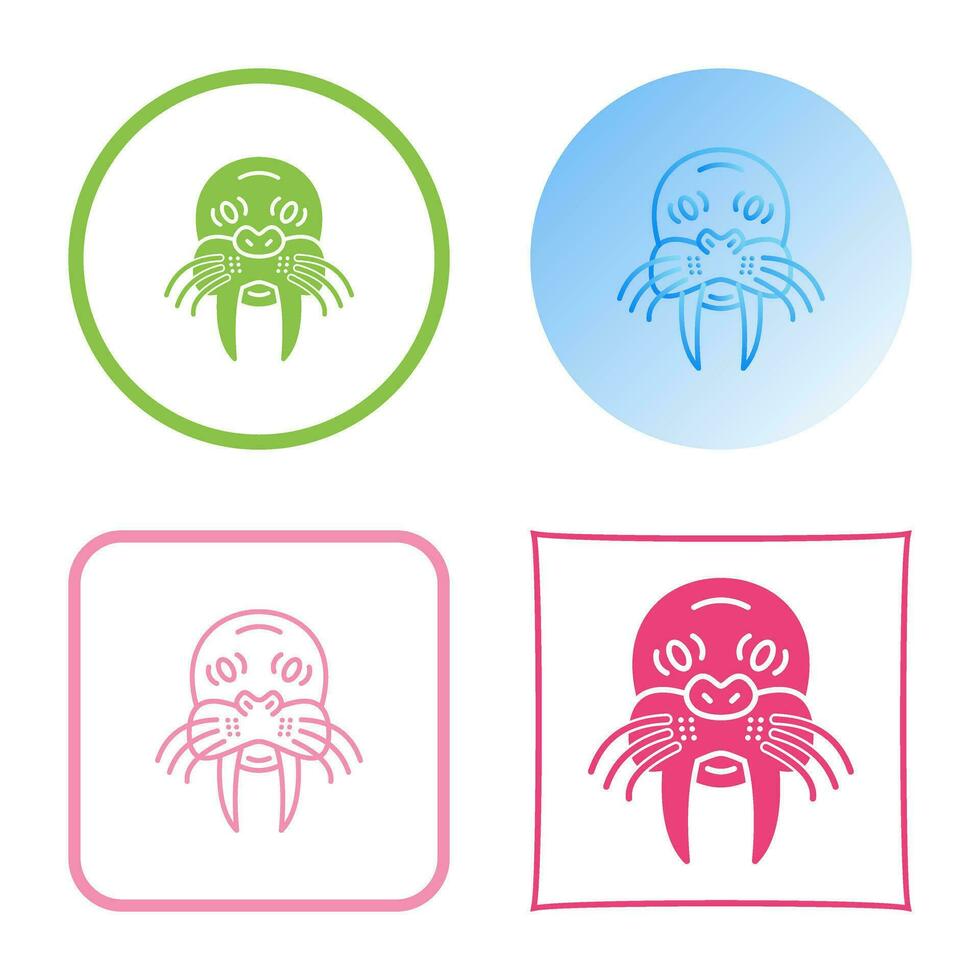 Walrus Vector Icon