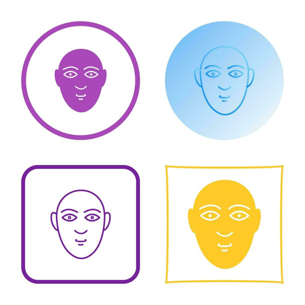 Human Face Vector Icon