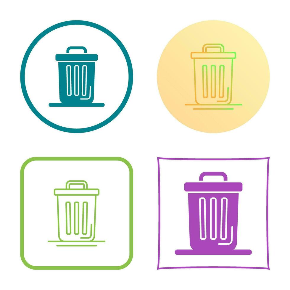 Trash Can Vector Icon