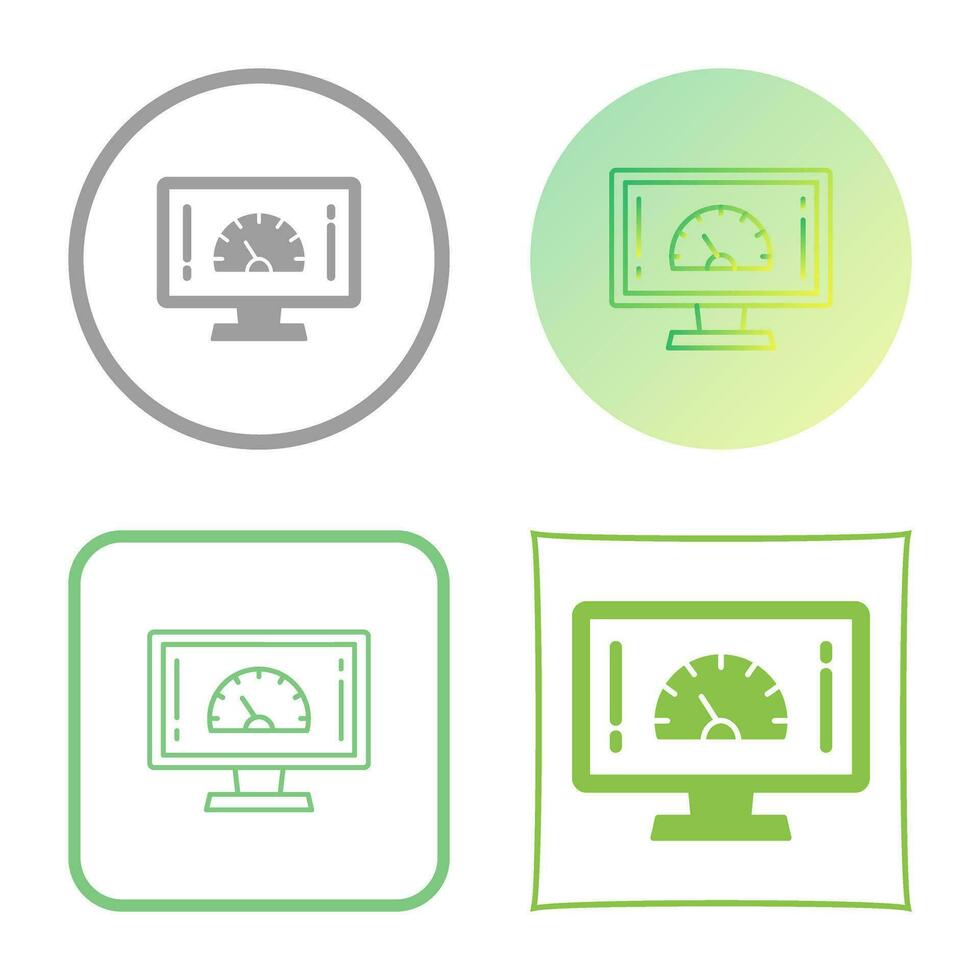 Speed Test Vector Icon