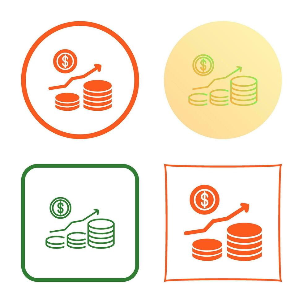 Money Growth Vector Icon