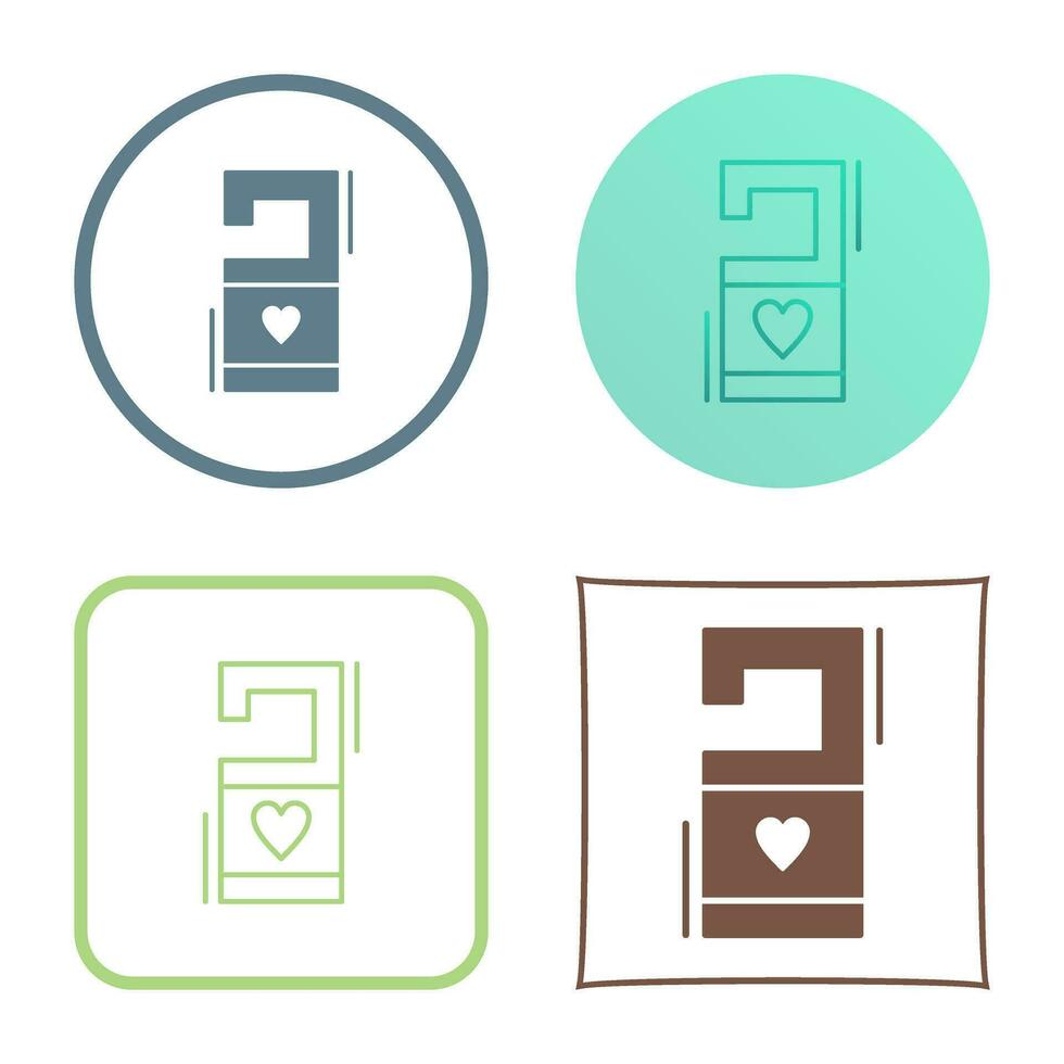 Door Knob Sign Vector Icon