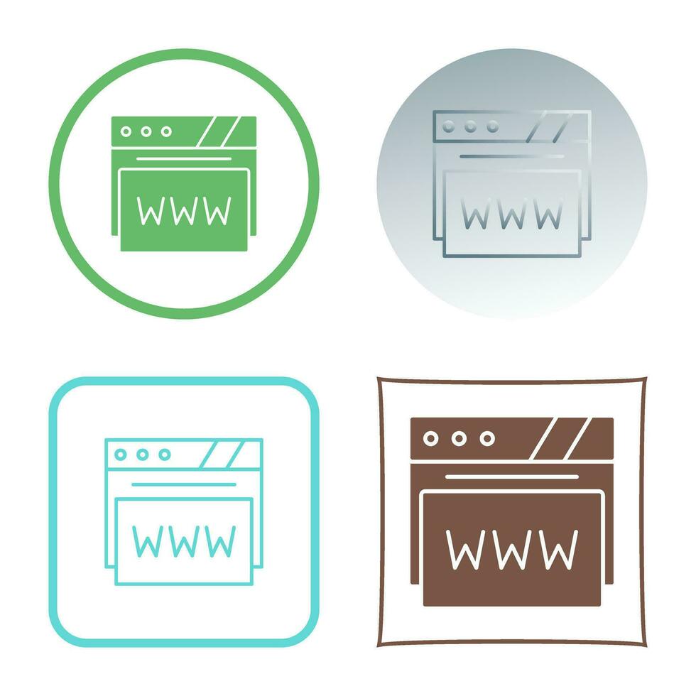 Web Browser Vector Icon