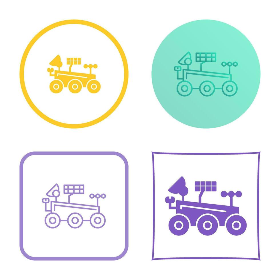 Mars Rover Vector Icon