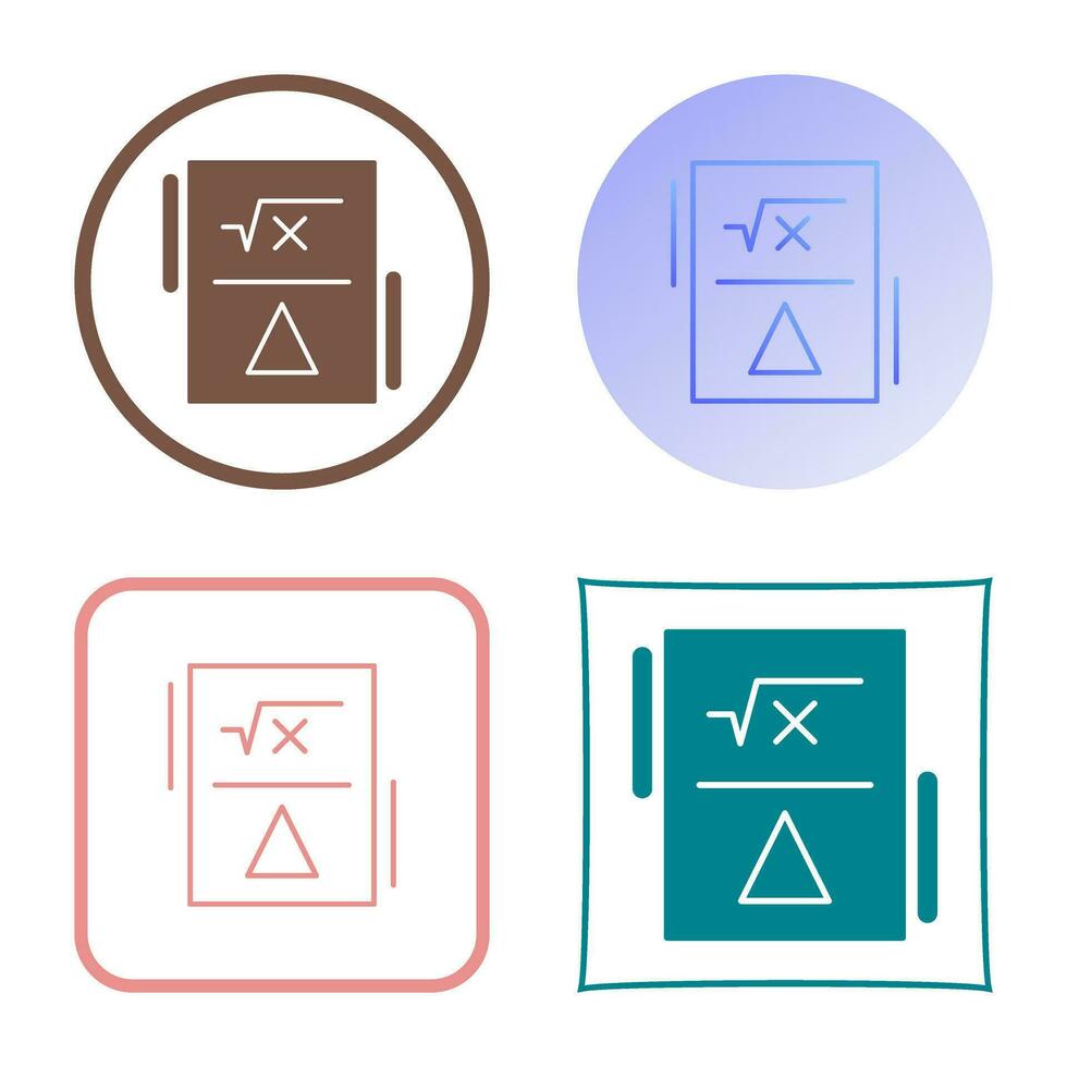 Formula Vector Icon