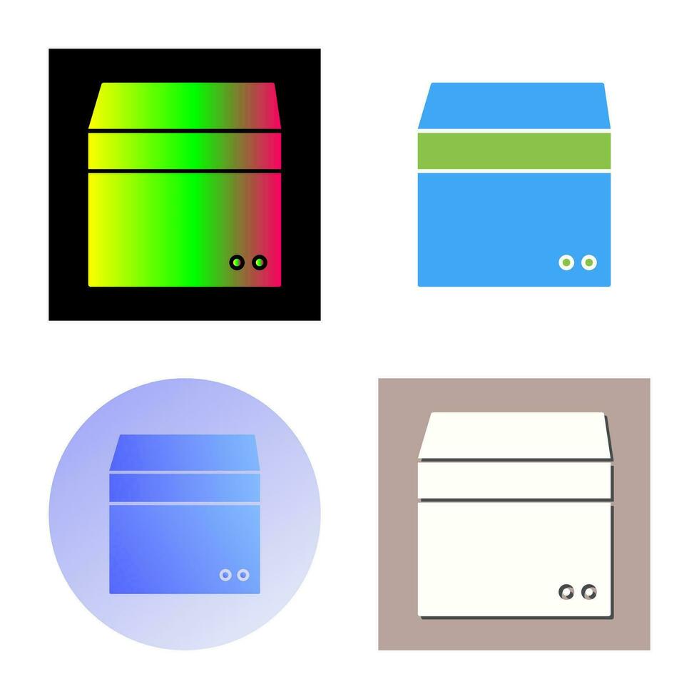 Unique Box Vector Icon