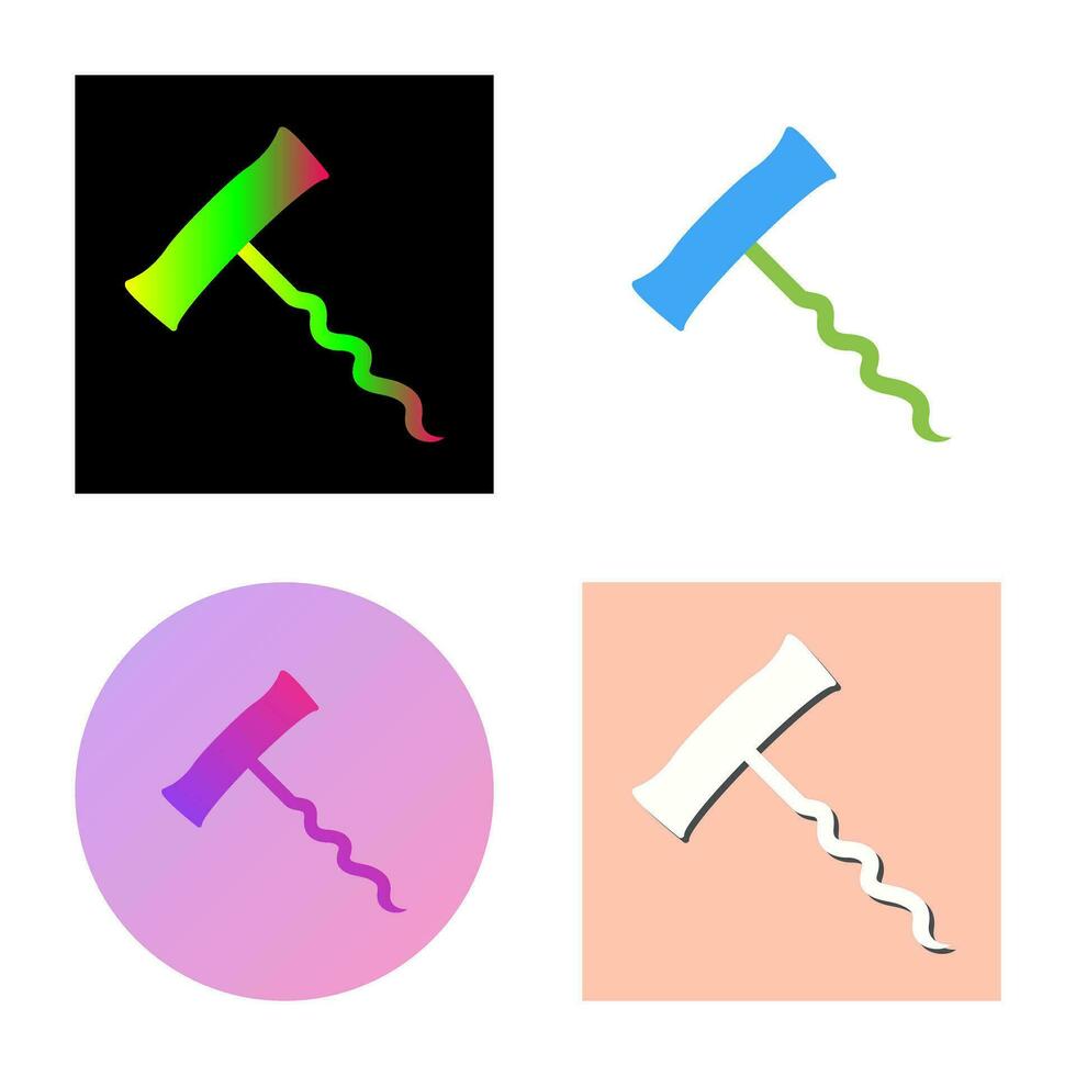 Unique Corkscrew Vector Icon