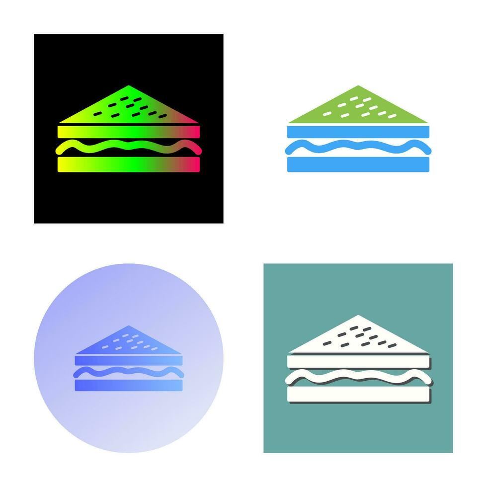 Unique Sandwich Vector Icon