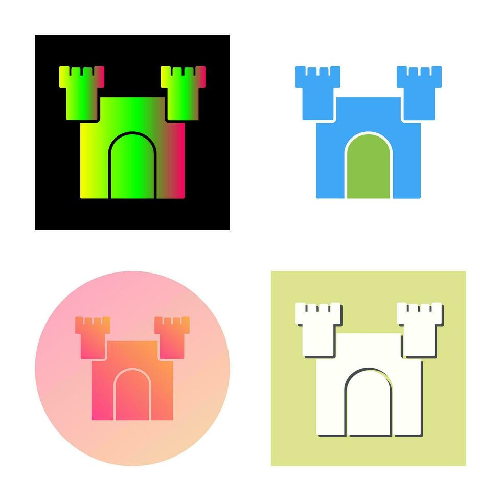 Unique Castle Vector Icon