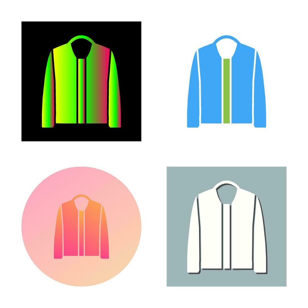 icono de vector de chaqueta