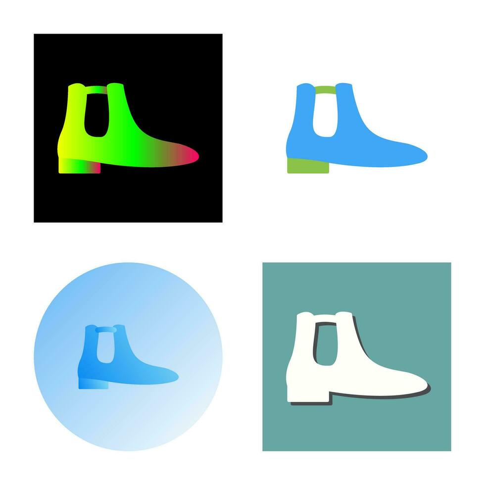 icono de vector de botas de hombre