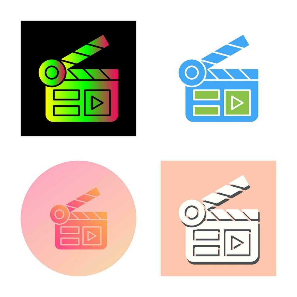 Clapper Board Vector Icon