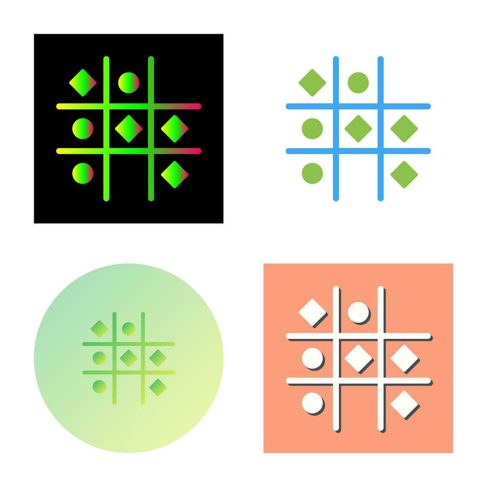 Tic Tac Toe Vector Icon