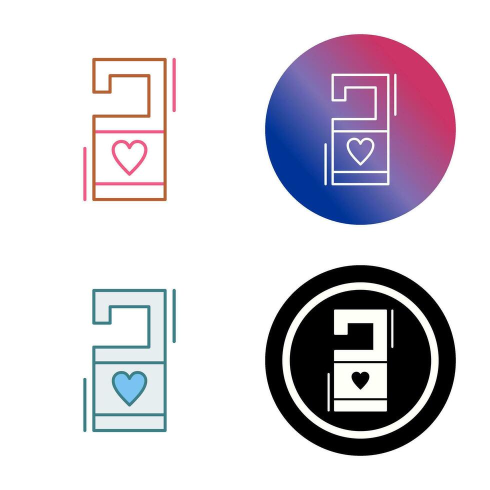 Door Knob Sign Vector Icon