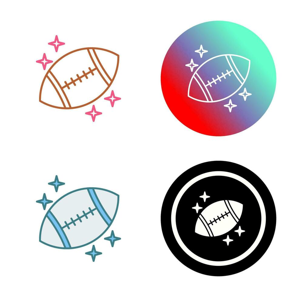 Rugby Vector Icon