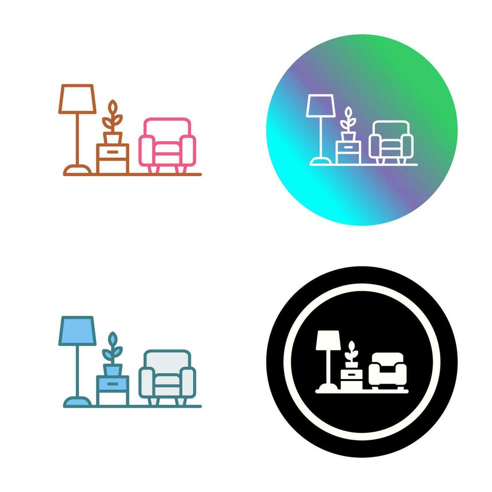 Living Room Vector Icon