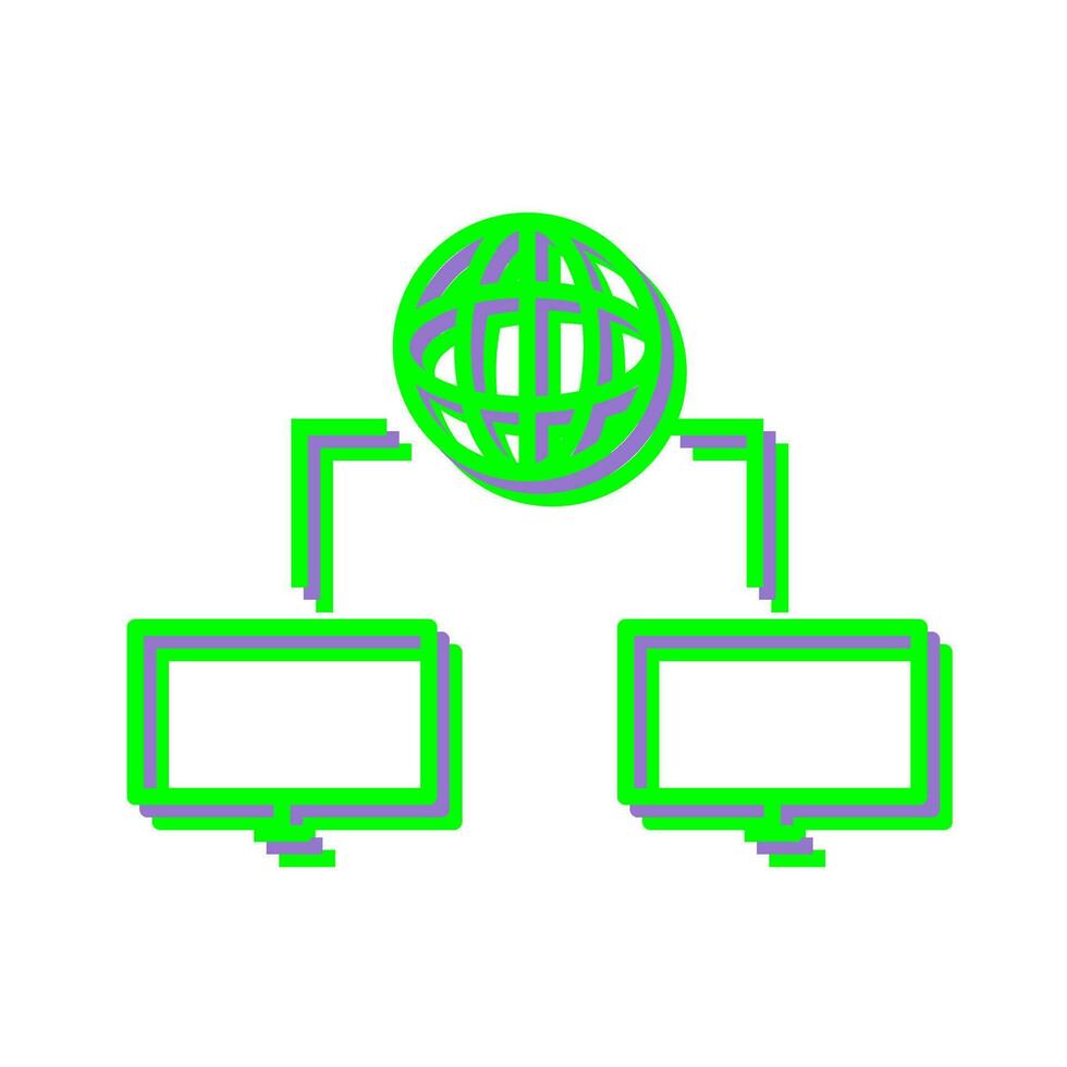 Unique Internet Connectivity Vector Icon