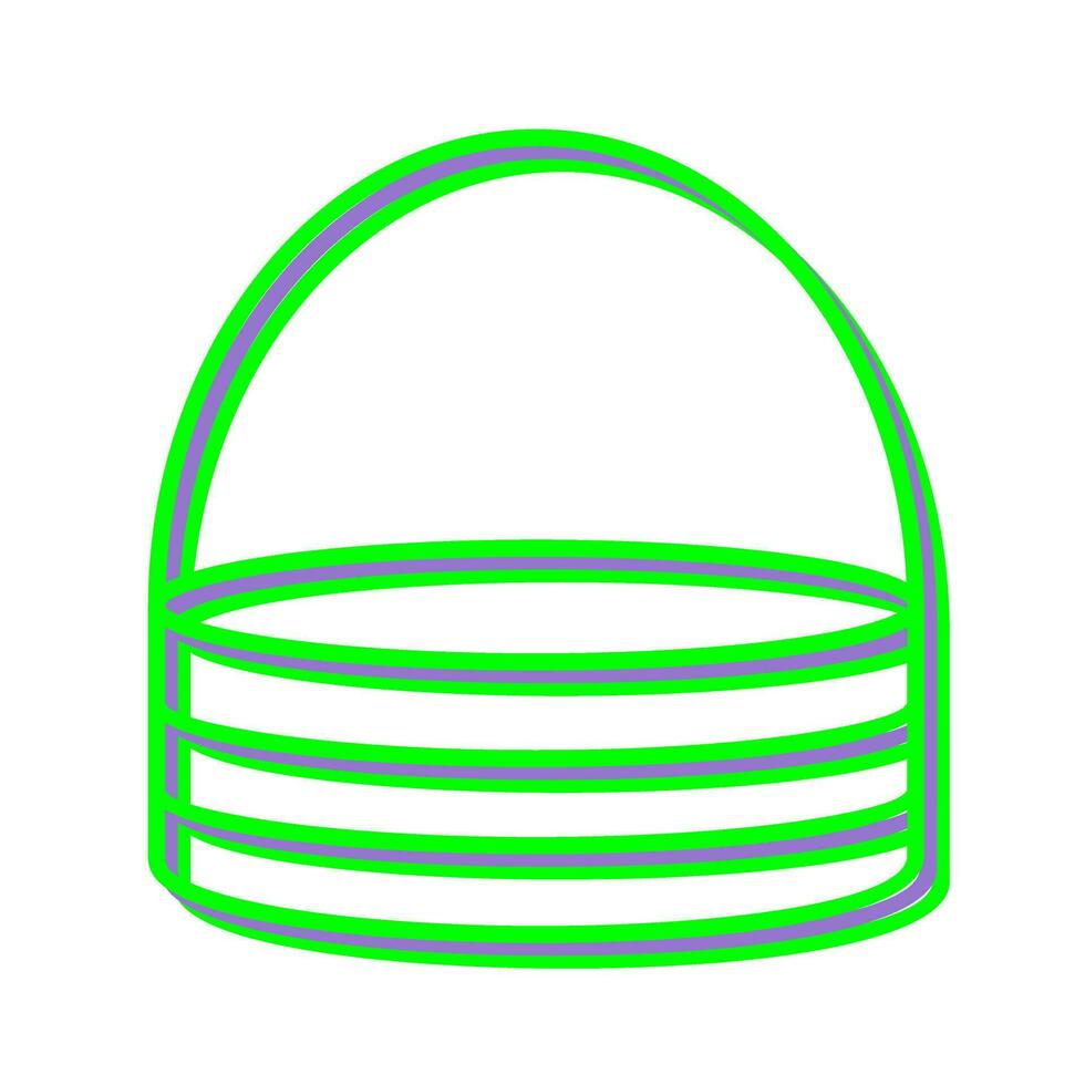 Unique Basket Vector Icon