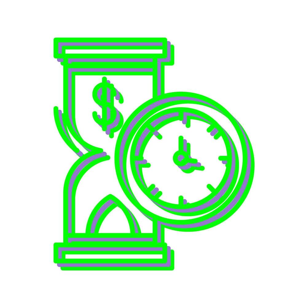 Time is Money Vector Icon