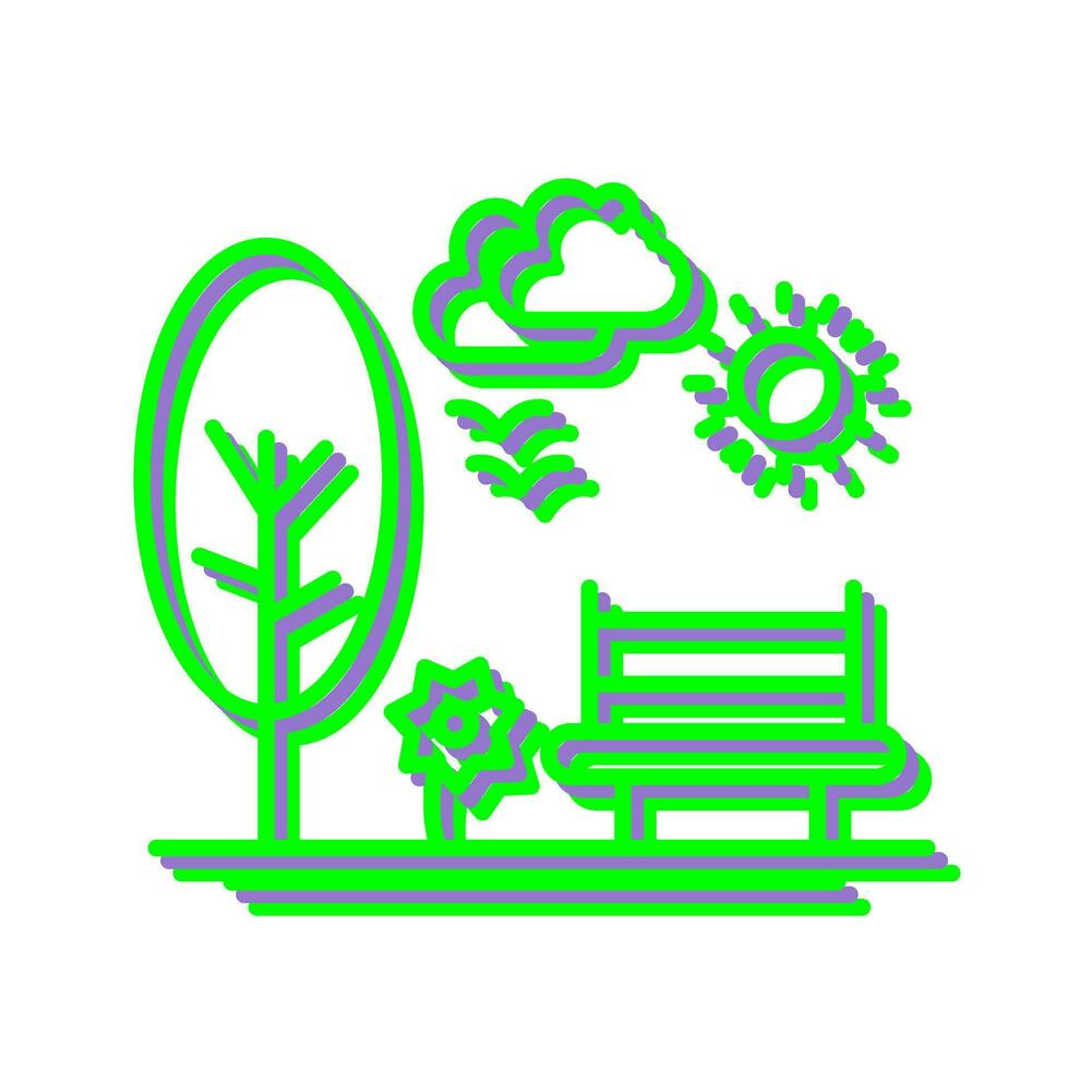 Park Vector Icon