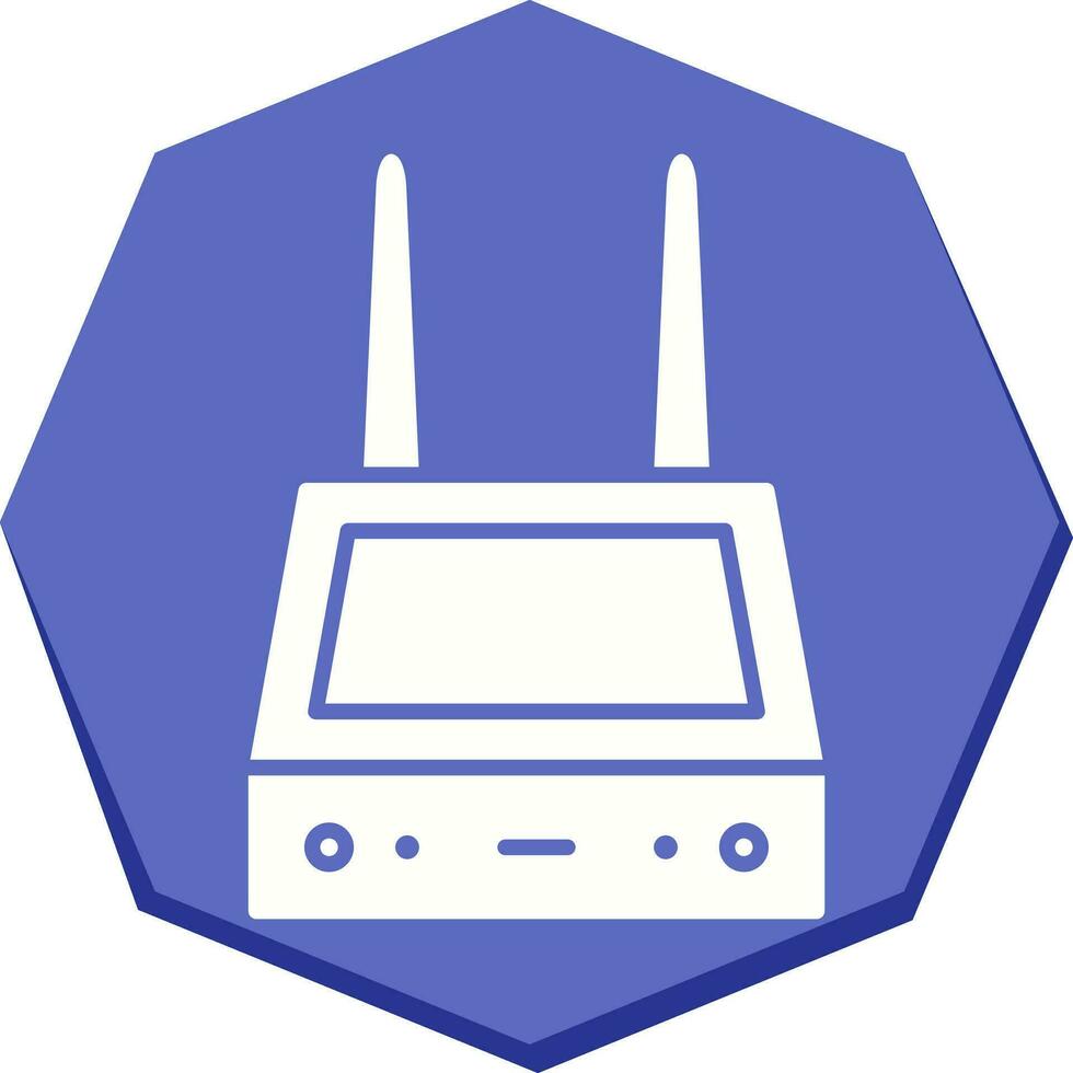 Unique Router Vector Icon