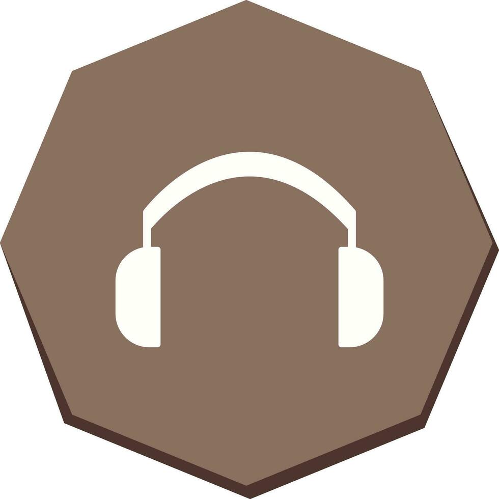 icono de vector de auriculares