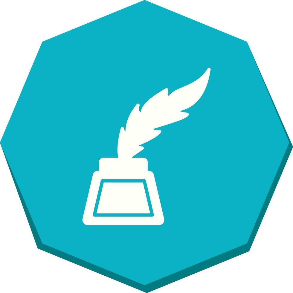 Inkwell Vector Icon