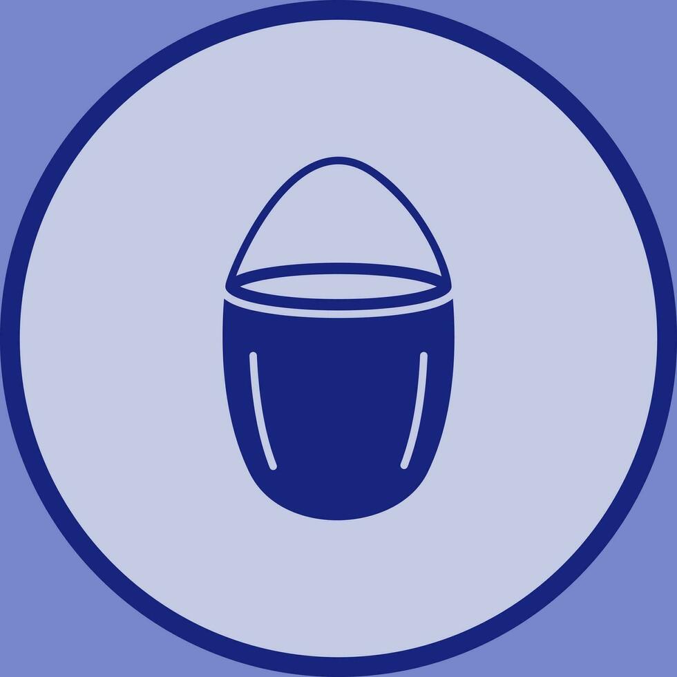 Unique Water Bucket Vector Icon