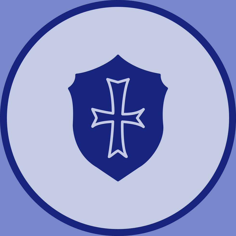 icono de vector de escudo único
