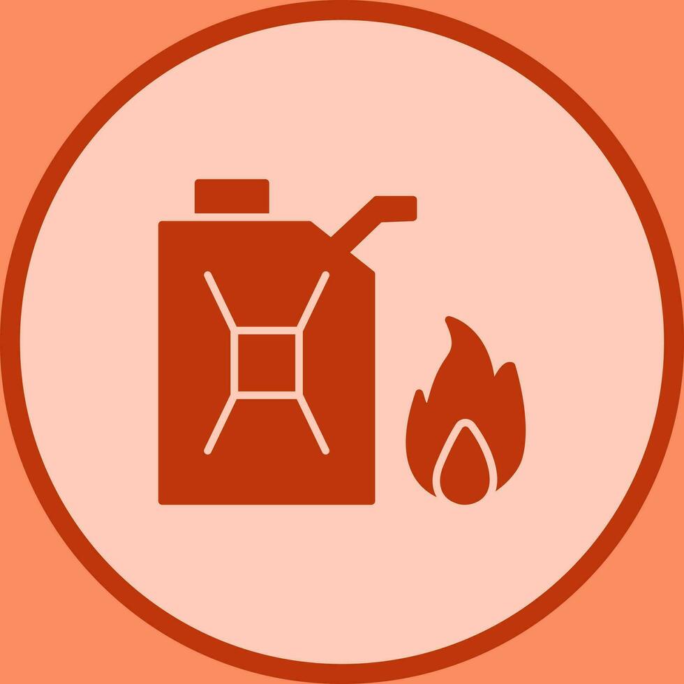Unique Fuel to Fire Vector Icon
