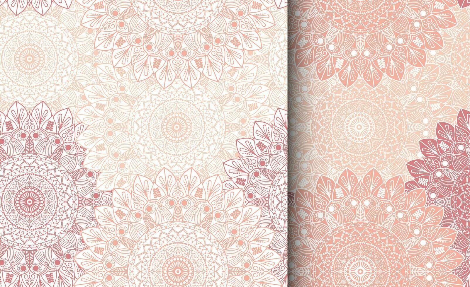 Mandala Seamless Pattern. Oriental ethnic ornamental background for textile, fabric, linen, wrapping, wallpaper. vector