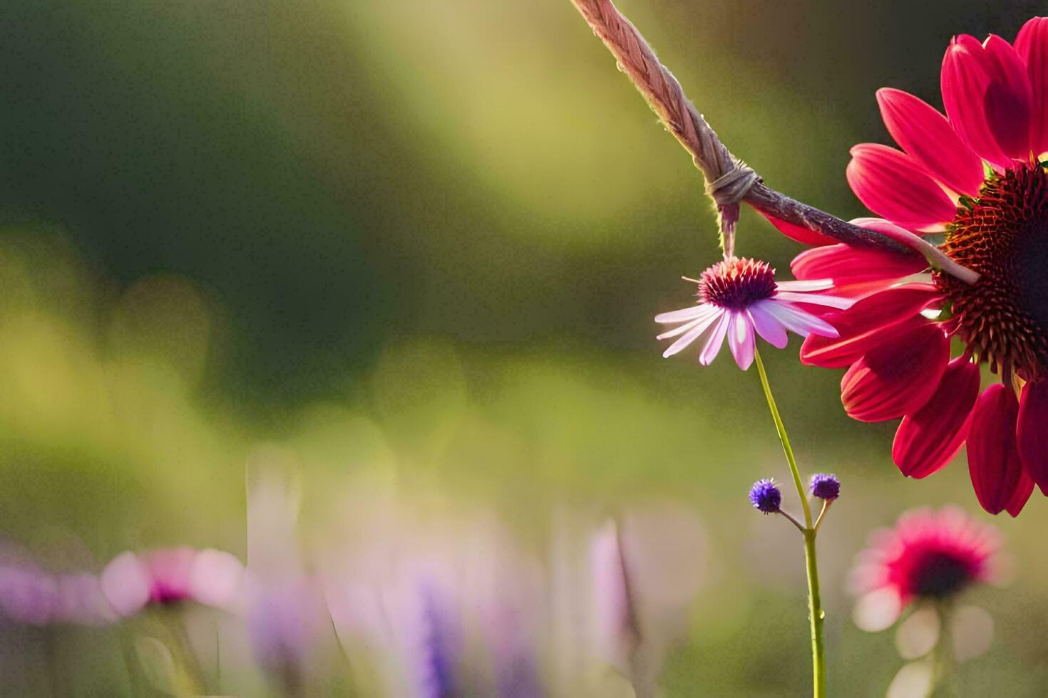 foto fondo de pantalla, el sol, flores, el sol, flores, el sol, flores, el. generado por ai