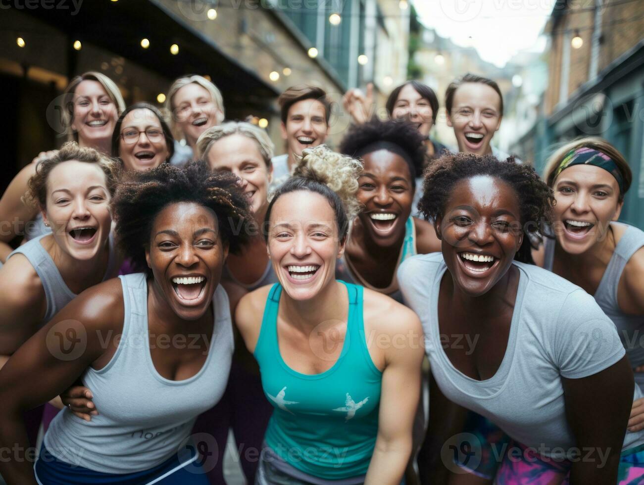 Photograph of Women who lift empower themselves AI Generative photo