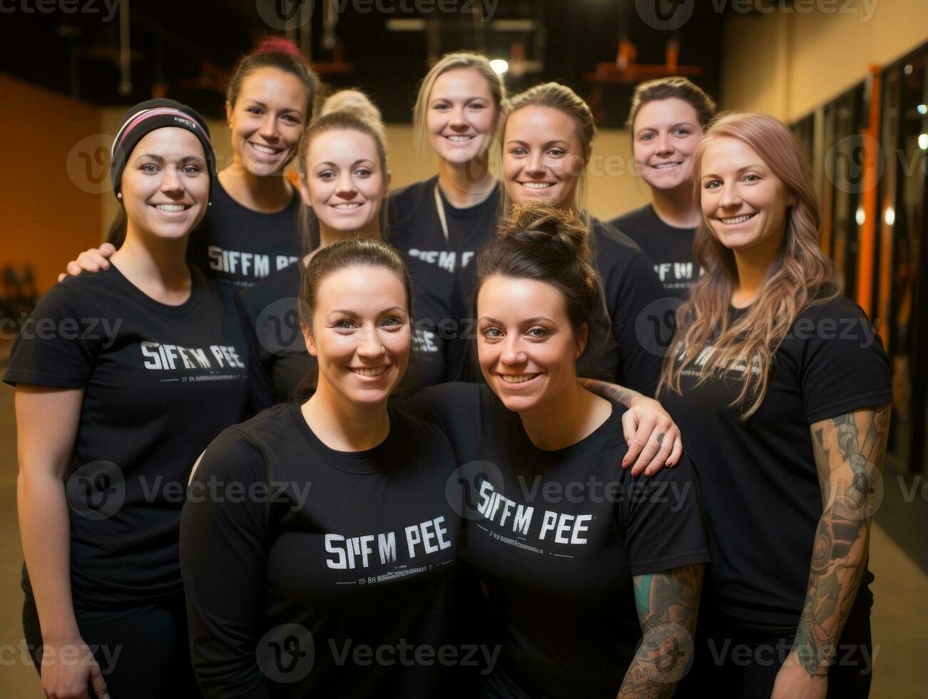 Photograph of Women who lift empower themselves AI Generative photo