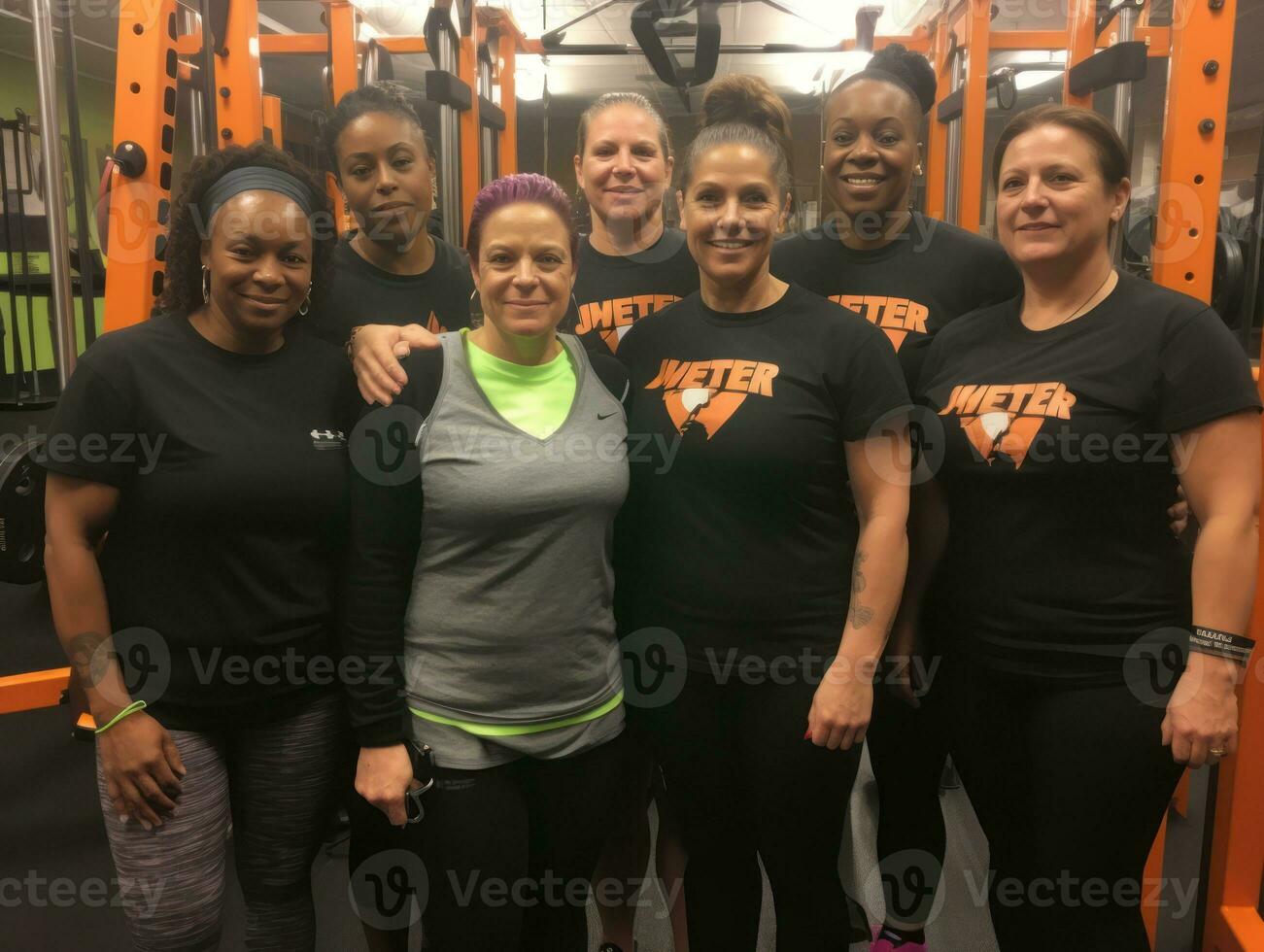 Photograph of Women who lift empower themselves AI Generative photo