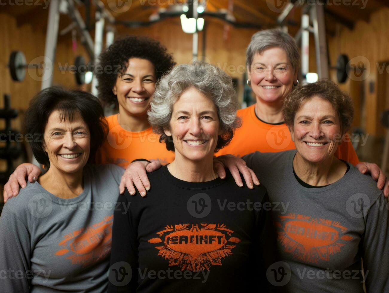 Photograph of Women who lift empower themselves AI Generative photo