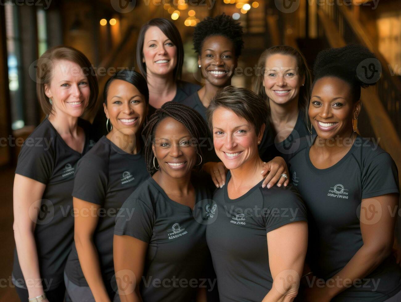 Photograph of Women who lift empower themselves AI Generative photo