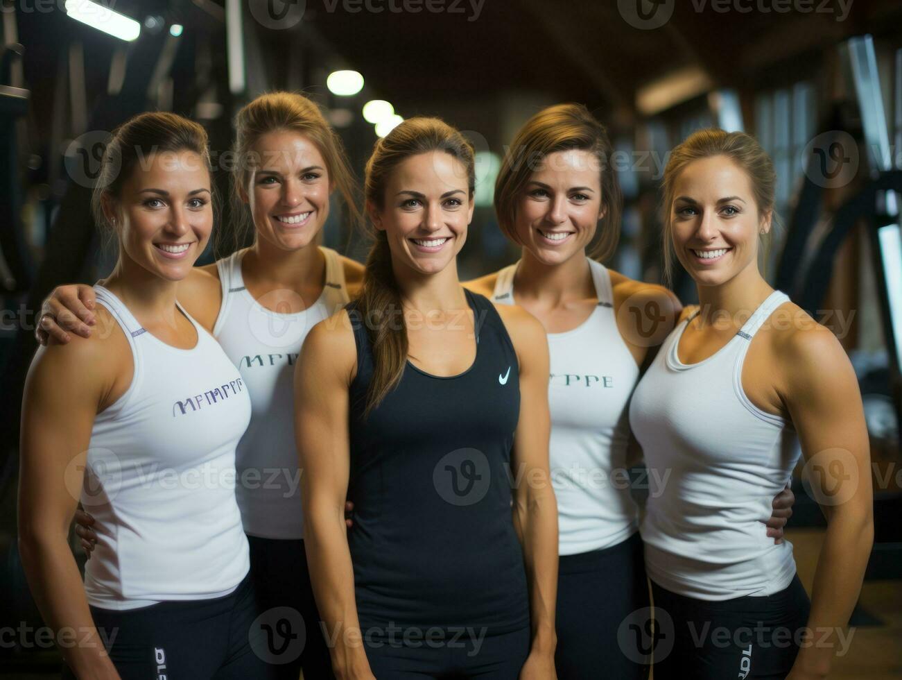 Photograph of Women who lift empower themselves AI Generative photo