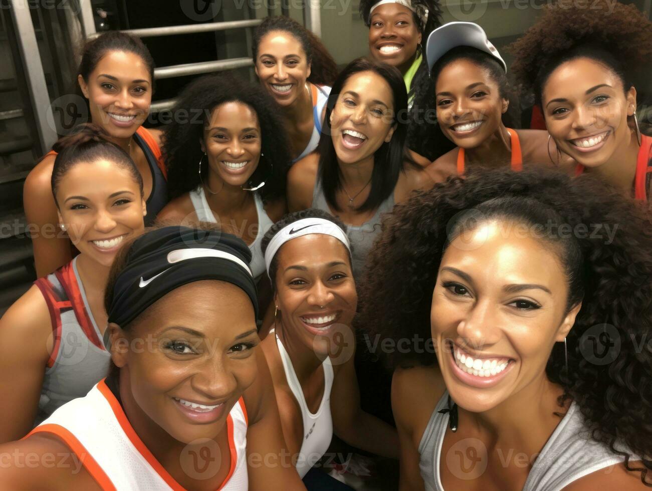 Photograph of Women who lift empower themselves AI Generative photo