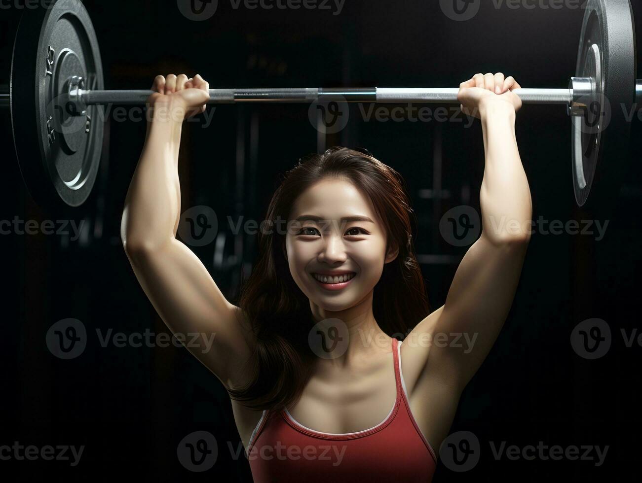 Photograph of Women who lift empower themselves AI Generative photo