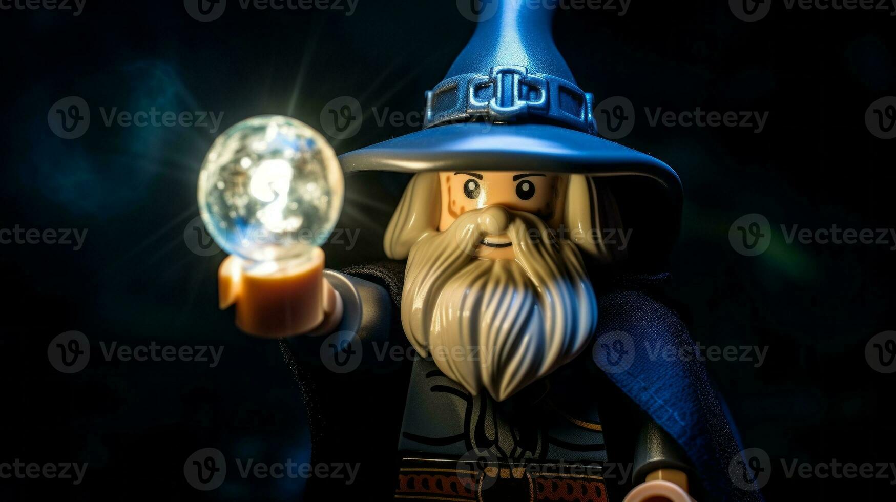 The epic quest of LEGO adventurers AI Generative photo