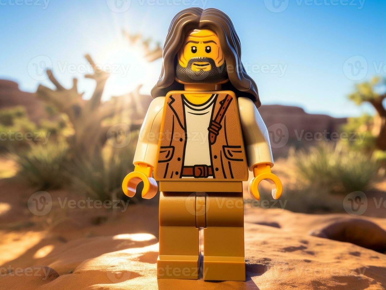 el épico búsqueda de Lego aventureros ai generativo foto