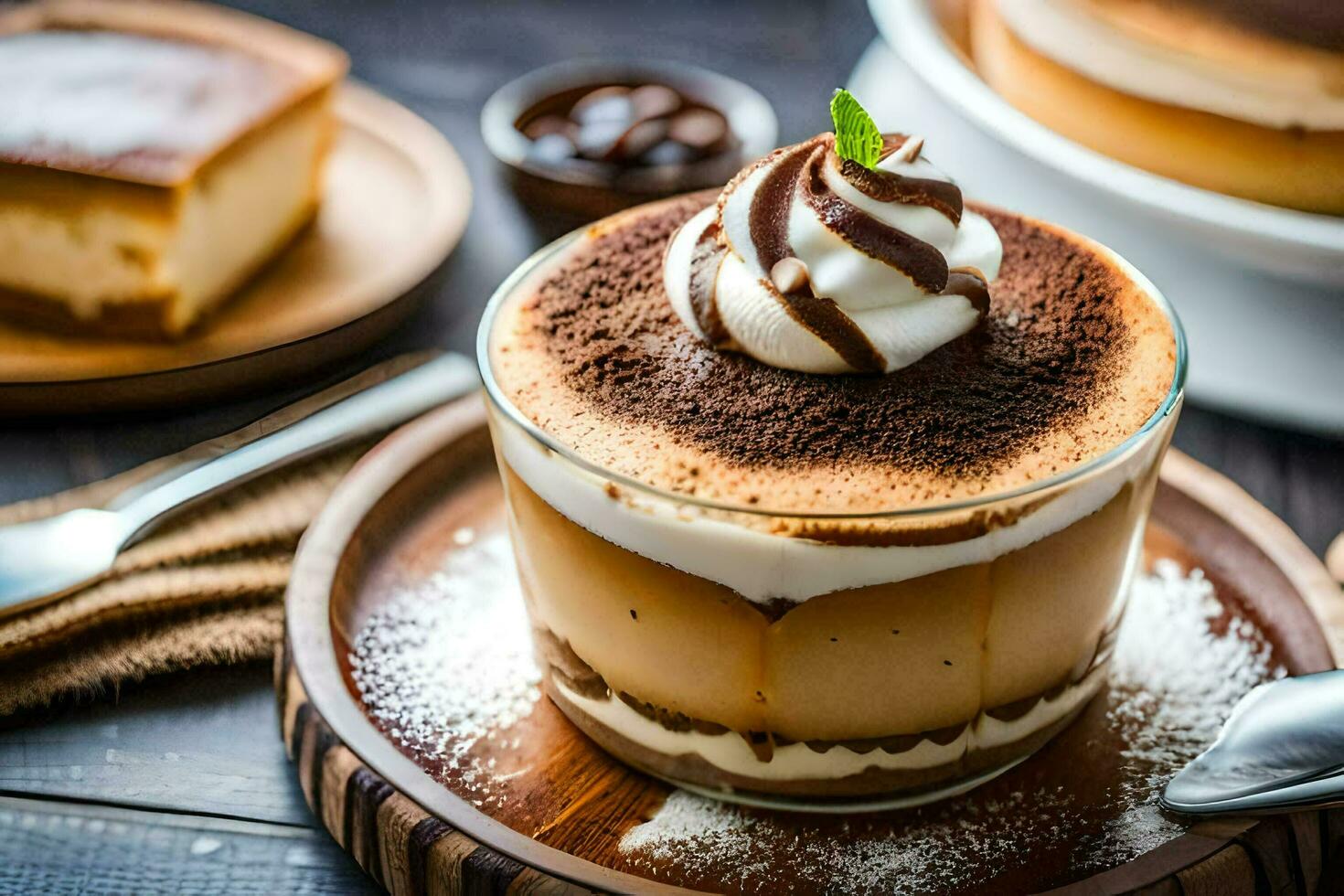 the best coffee desserts in the world. AI-Generated photo