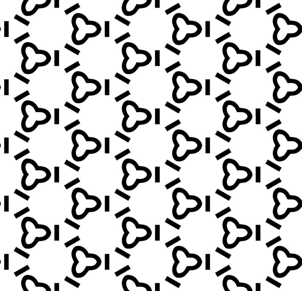 Black and white seamless abstract pattern. Background and backdrop. Grayscale ornamental design. Mosaic ornaments. Vector graphic illustration.