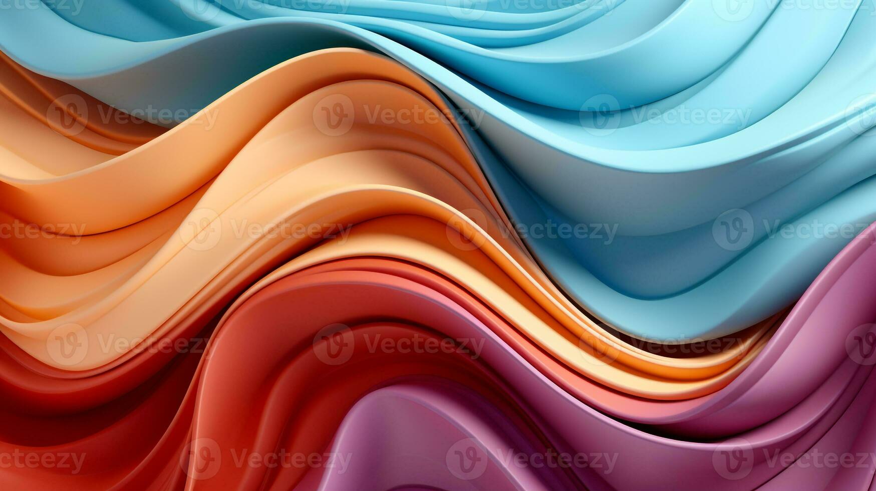 Abstract 3D background  waves photo