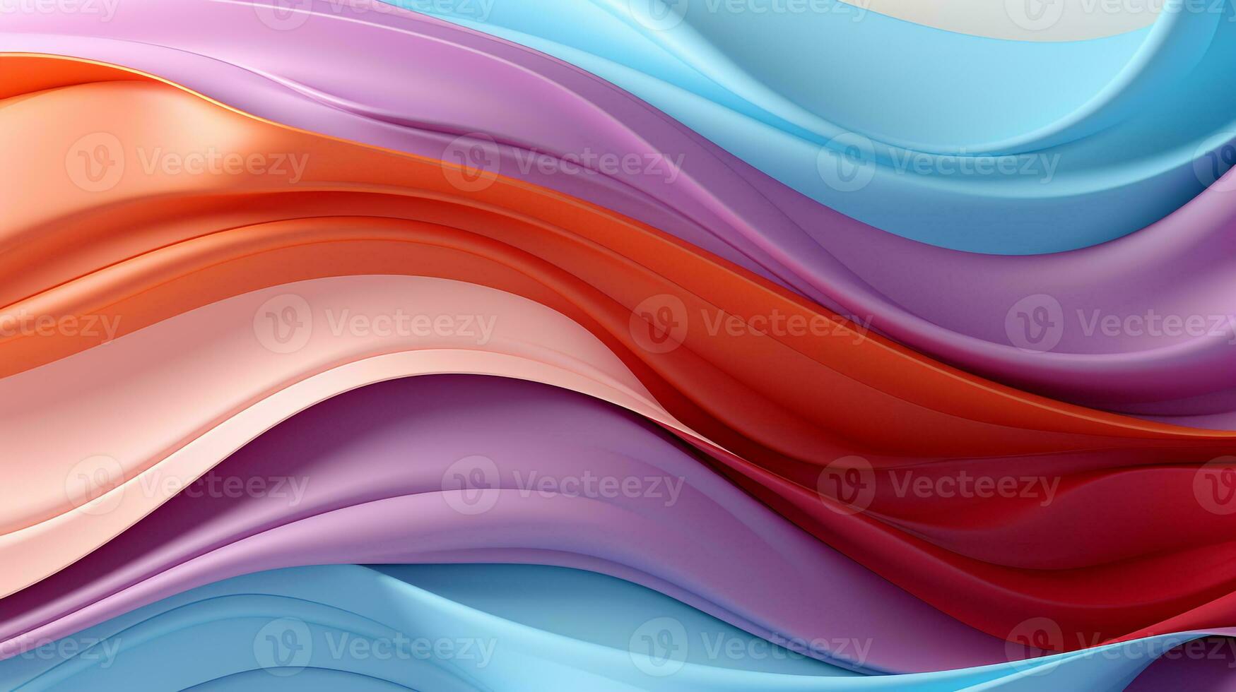 Abstract 3D background  waves photo