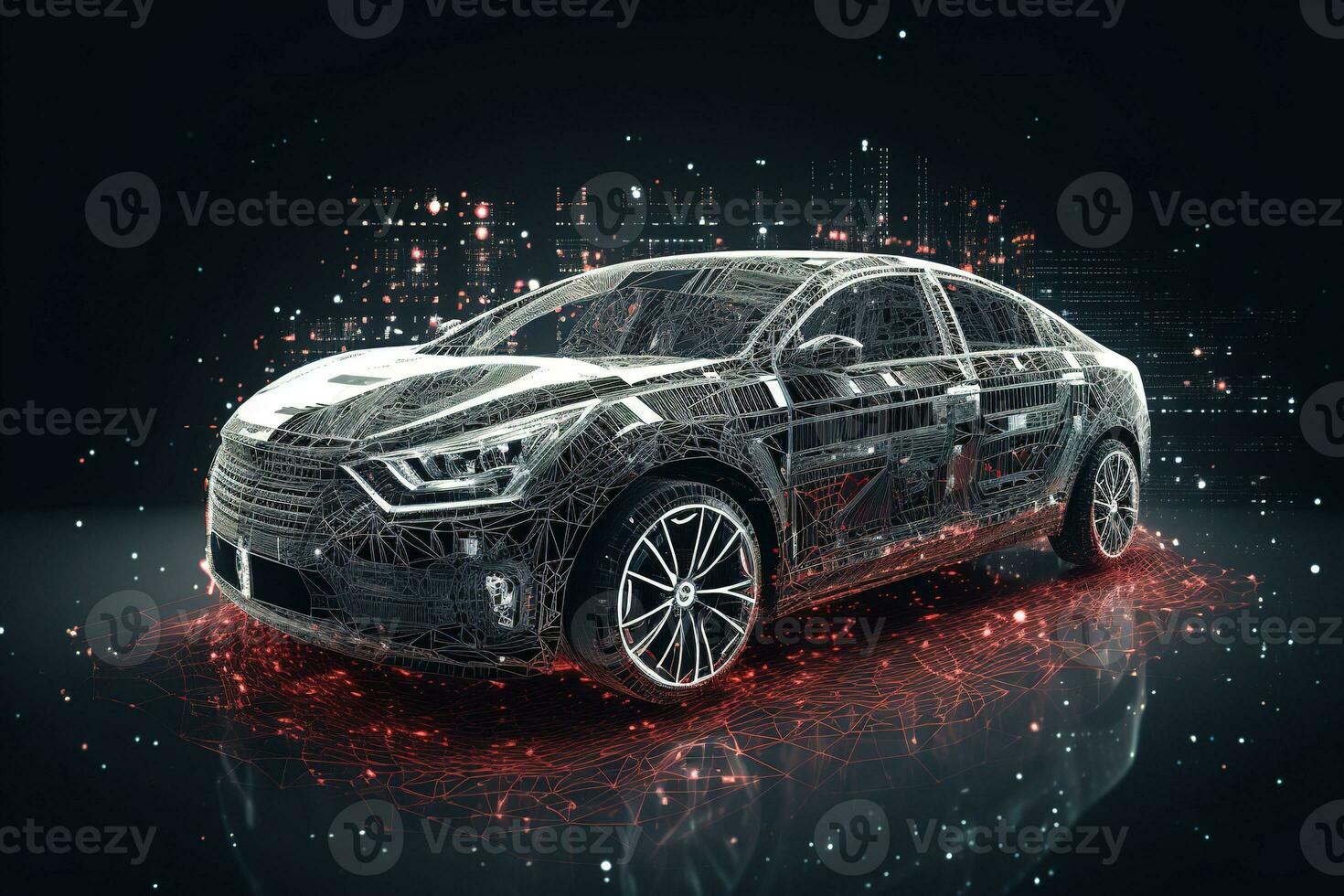 Automotive communication industry, such as cybersecurity threats, data privacy concerns, or the need for global standardization. Generative AI photo