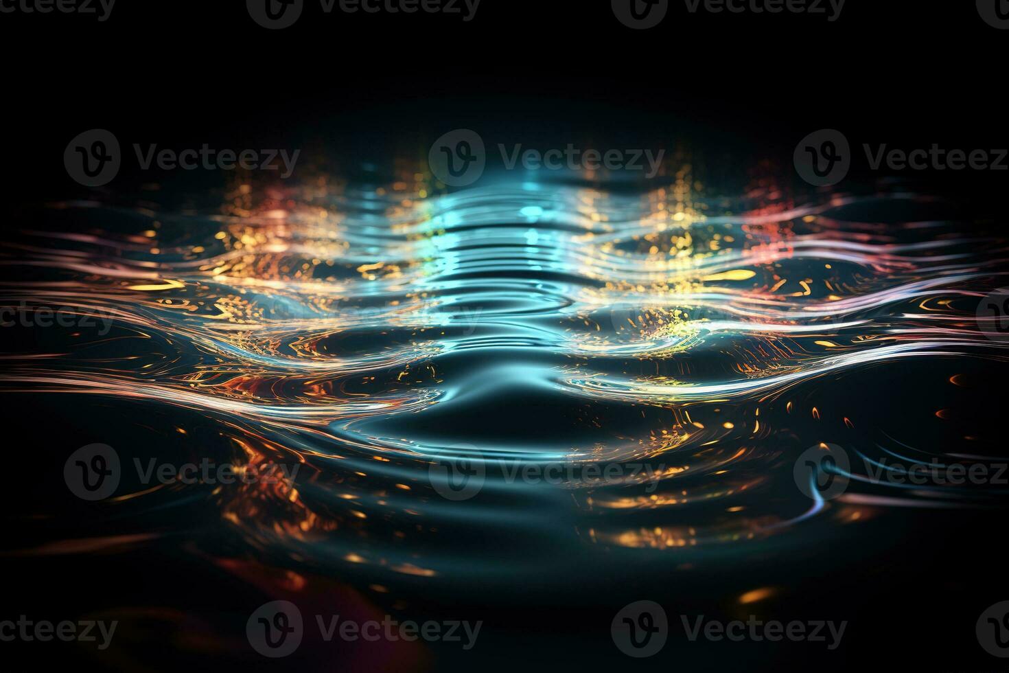 Ripples of energy. Psychic waves. Medium distorting the air. Their intuitive abilities tap into kinetic etheric frequencies beyond the normal range of human perception. Generative AI photo